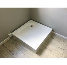 Cădiță de duș pătrată Radaway Tinos C Compact 80x80x16 cm acril alb S4TIC8080-08-thumb-0