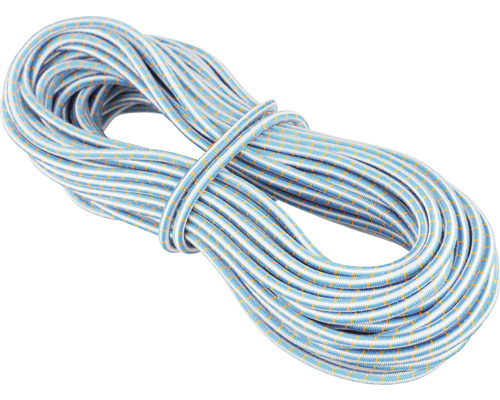 Cordelină elastică poliamidă Mamutec Ø5mm x 20m, albastru/verde Cablu elastic, șnur elastic