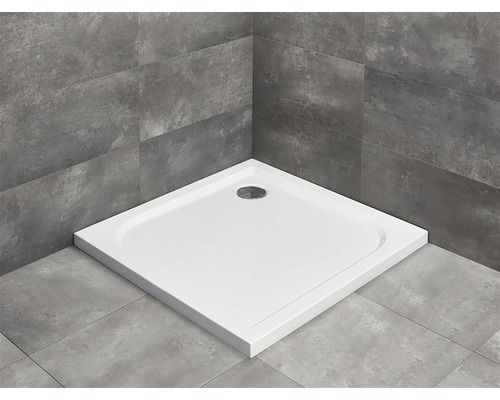 Cădiță de duș pătrată Radaway Delos C 100x100x5.5 cm acril alb SDC1010-01