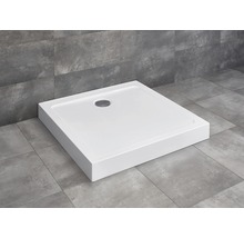 Cădiță de duș pătrată Radaway Doros C Compact 90x90x11,5 cm acril alb SDRC9090-05-thumb-0