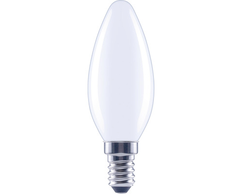 Bec LED variabil Flair E14 4W 470 lumeni, glob mat lumânare, lumină rece