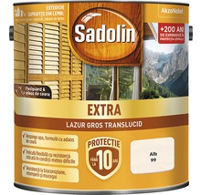 Lazură pentru lemn Sadolin Extra alb 2,5 l-thumb-0