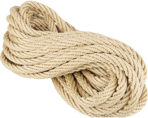 Frânghie polipropilenă Mamutec Ø10mm x 10m, bej Frânghie împletită din fibre naturale