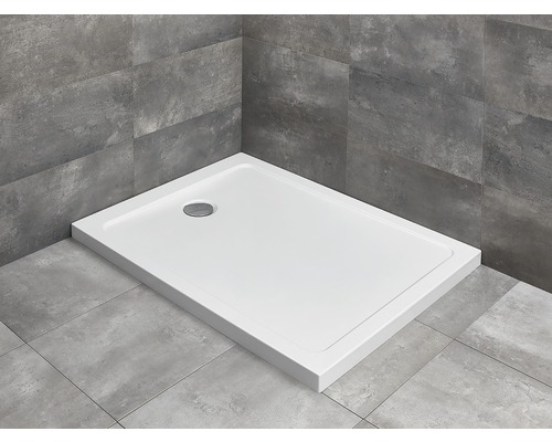 Cădiță de duș dreptunghiulară Radaway Doros 90x120x5,5 cm acril alb SDRF1290-01