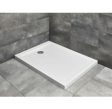 Cădiță de duș rectangulară din acril sanitar în baie