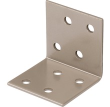 Conector unghiular din metal cu mai multe orificii pentru fixare