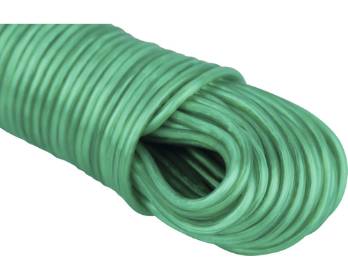 Sârmă pentru rufe Mamutec Ø2,8mm x 30m, diverse culori Sfoară de rufe verde din plastic