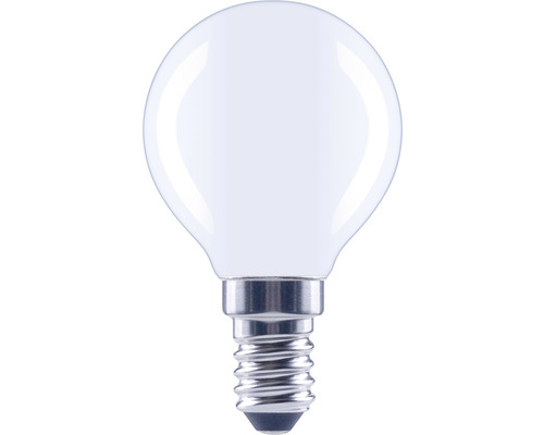 Bec LED variabil Flair E14 4W 470 lumeni, glob mat G45, lumină rece
