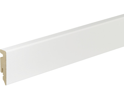 Plintă MDF SKANDOR 2400x58x14,5 mm FU62L albă Plintă MDF SKANDOR 2400x58x14,5 mm FU62L albă