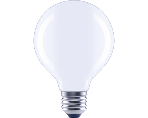 Bec LED variabil Flair E27 7W 806 lumeni, glob mat G80, lumină rece Bec glob cu soclu E27