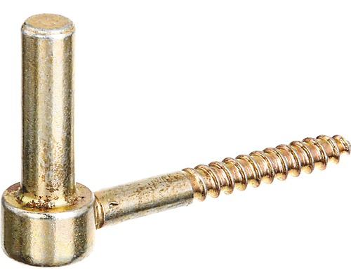 Pivot balama de suspendare Alberts Ø14 x 52mm, cu filet, oțel zincat galben Inel înșurubabil