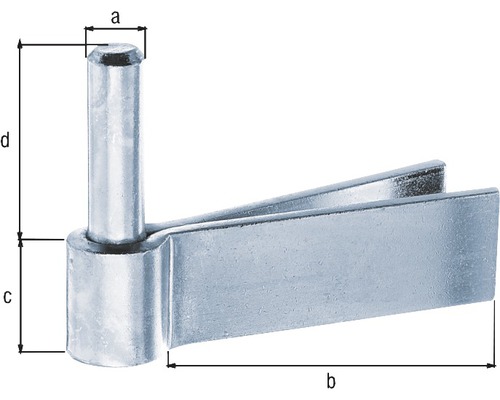 Balama poartă cu dimensiunile a, b, c și d