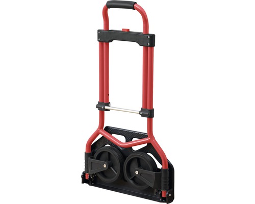 Cărucior roșu pliat cu două roți