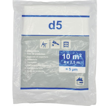 Folie de acoperire HDPE transparentă 4x2,5 m