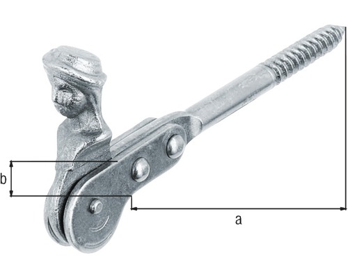 Suport tijă de perdea cu filet și figurină bust feminin