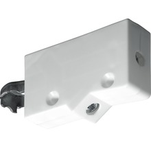 Suport plastic alb reglabil Hettich max. 35kg, pentru suspendat dulapuri, pachet 10 perechi stânga-dreapta-thumb-0