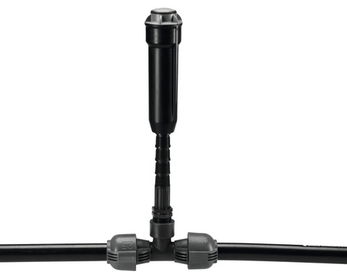 Aspersor telescopic cu racord în T și conductă de irigare pentru irigarea grădinii