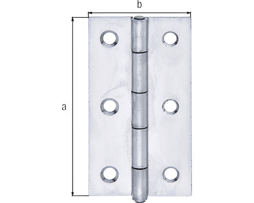 Balamaua ușii cu dimensiunile a și b
