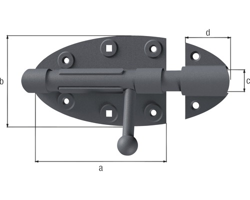Imagine a unui zăvor cu dimensiuni