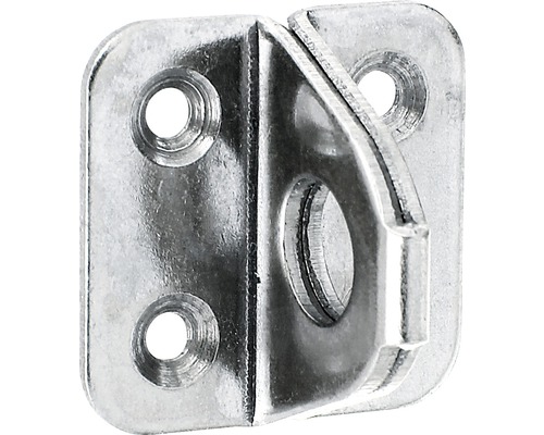 Ochi metalic aplicat Alberts Ø12mm, placă 35x35 mm, oțel inoxidabil