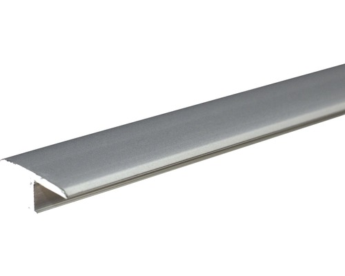 Profil de trecere T aluminiu 2700x20x8,5 mm argintiu