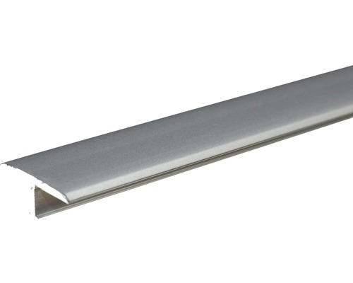 Profil de trecere T aluminiu 2700x20x8,5 mm argintiu Profil de trecere T aluminiu 2700x20x8,5 mm argintiu