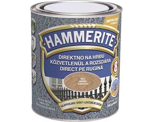 Email pentru metal Hammerite lovitură de ciocan, arămiu 0,75 l Email pentru metal Hammerite lovitură de ciocan, arămiu 0,75 l