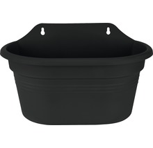 Ghiveci suspendat pe perete elho Green Basics plastic 30x16x21 cm negru