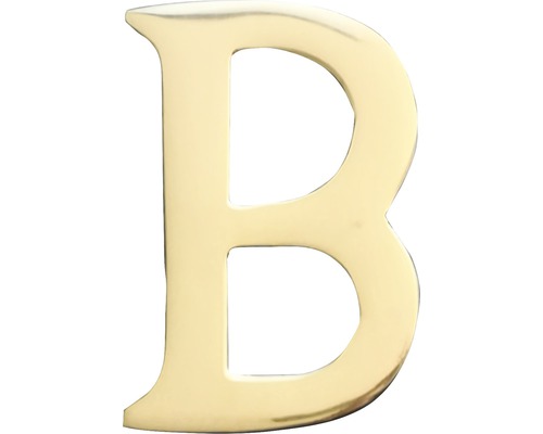 Literă casă „B” pentru poartă/ușă, material alamă