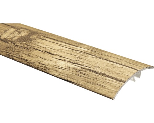 Profil de trecere SKANDOR aluminiu 900x40x6,2 mm antiq deschis Profil de tranziție cu aspect de lemn