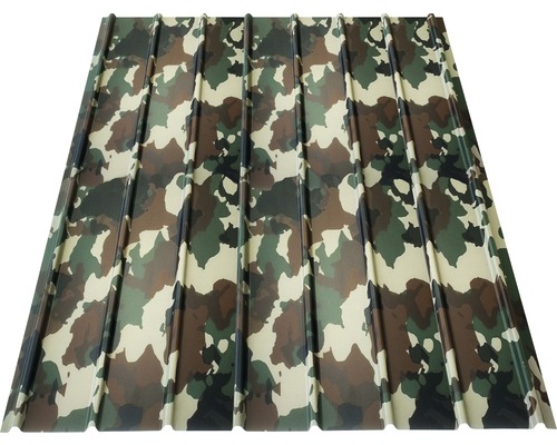 Tablă cutată PRECIT H12 4000x910x0,4 mm Camouflage