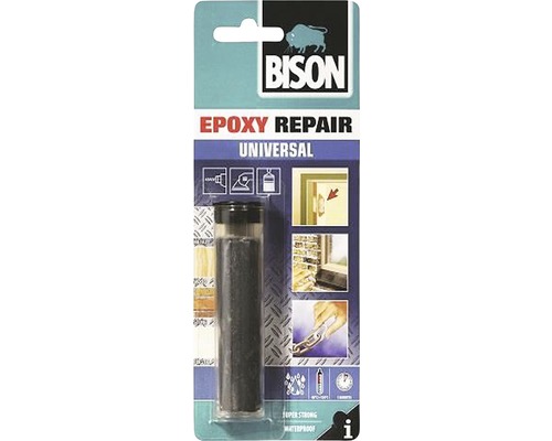 Chit epoxidic bicomponent Bison Epoxy Repair Universal 56 g Ambalaj adeziv universal Bison Epoxy Repair