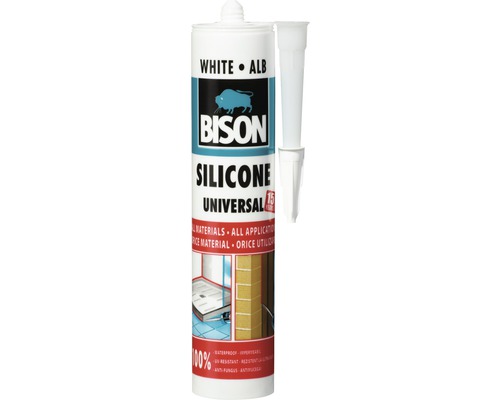 Silicon universal Bison alb 280 ml