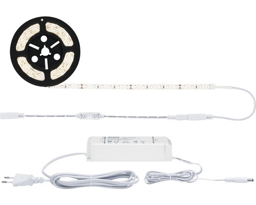 Bandă LED SimpLED Power 3m 33W, lumină caldă, incl. variator & alimentator Bandă LED cu transformator și variator