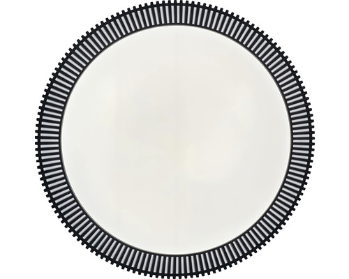 Oglindă rotundă cu design de șine de cale ferată