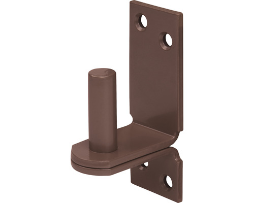 Pivot balama de suspendare Alberts Duravis Ø16 x 28mm, oțel zincat maro închis Balamală poartă cu găuri de fixare