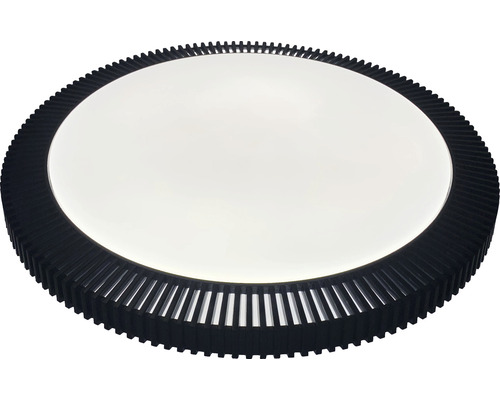 Plafonieră rotundă cu margine striată