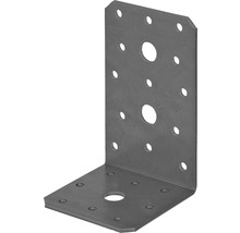 Conector unghiular din metal cu găuri pentru fixare