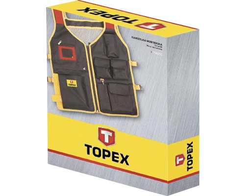 Vestă de lucru Topex în ambalaj