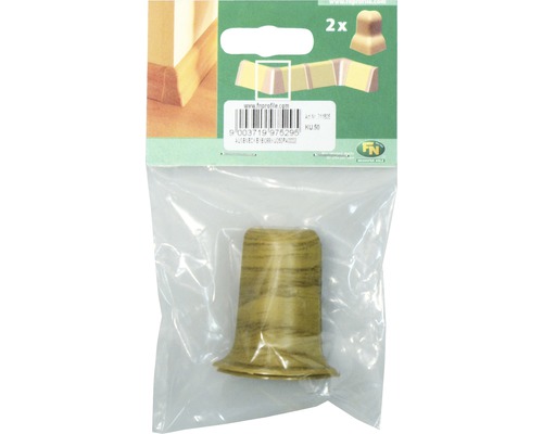 Element de capăt din plastic pentru plinte, ambalat dublu