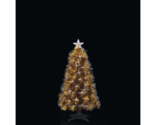 Brad de Crăciun artificial cu LED Ø 40 cm H 90 cm verde