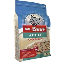 Hrană uscată pentru pisici MR. BEEF Adult vită și vițel 1,5 kg-thumb-0