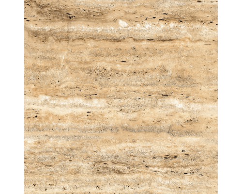 Placă de travertin cu granulație orizontală