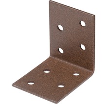 Conector unghiular din metal cu găuri pentru șuruburi