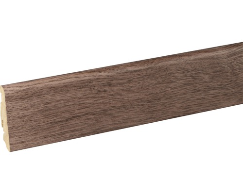 Plintă MDF SKANDOR nuc american FOHS050 2400x58x19 mm Plintă cu decor de lemn