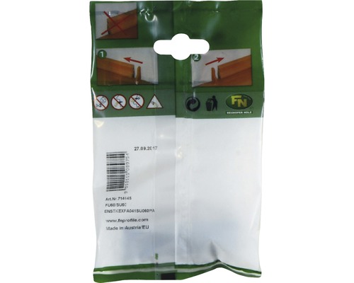 Spatele ambalajului pentru produse din lemn cu instrucțiuni de asamblare și informații despre producător