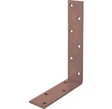 Element de fixare unghiular din metal cu găuri pentru șuruburi