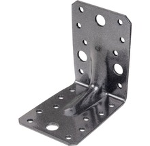 Conector unghiular din metal cu găuri pentru fixare