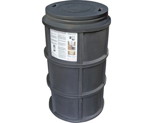Cămin VALROM izolat dublustrat pentru apometru cu capac Ø util 550 mm H 1100 mm Rezervor de apă de ploaie din plastic cu capac