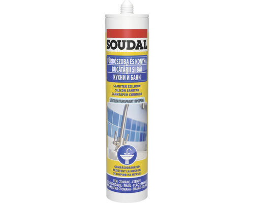 Silicon sanitar SOUDAL 280 ml transparent